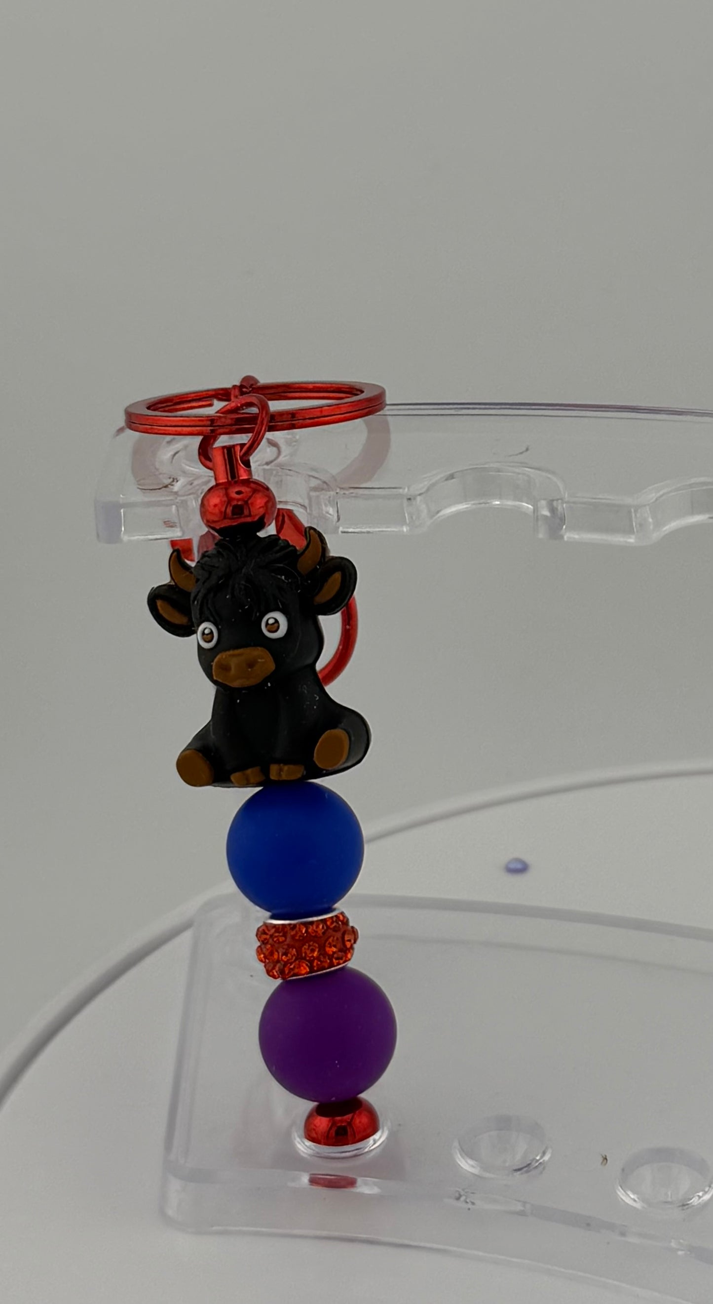 A Royal Cow Keychain