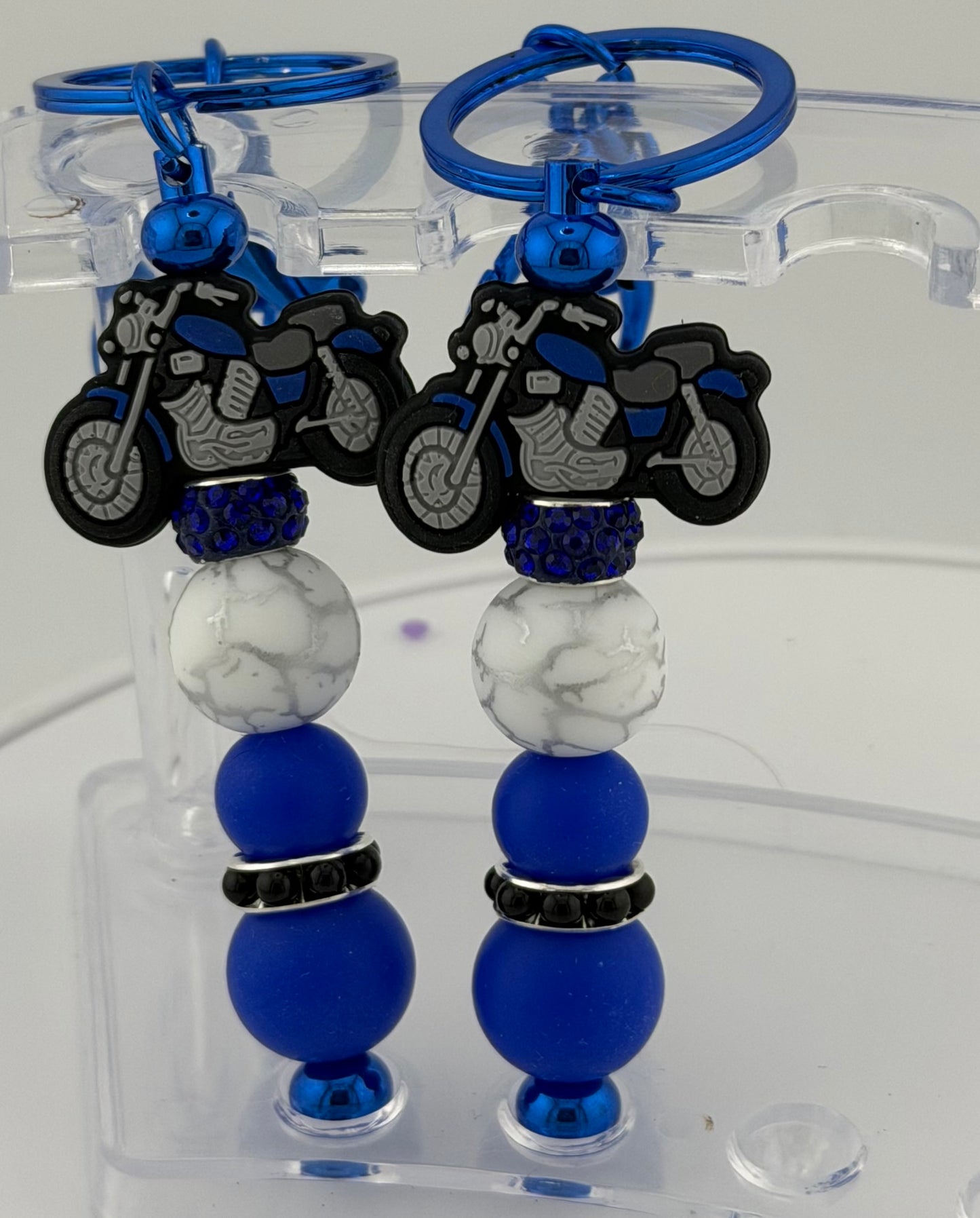 Eastern Hancock Biker Keychain