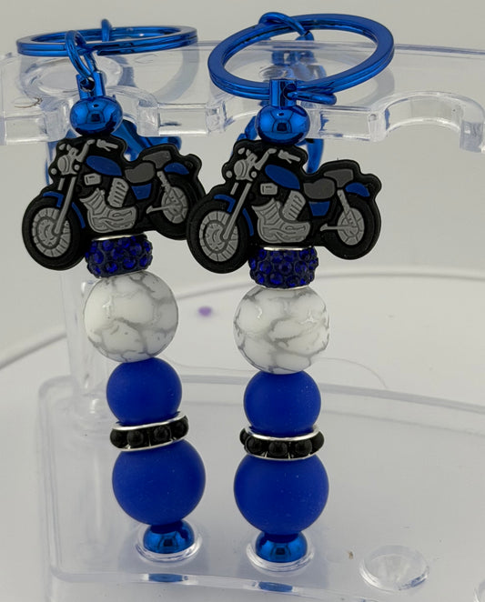 Eastern Hancock Biker Keychain