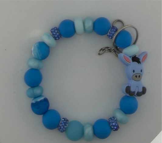 Blue Donkey Wristlet
