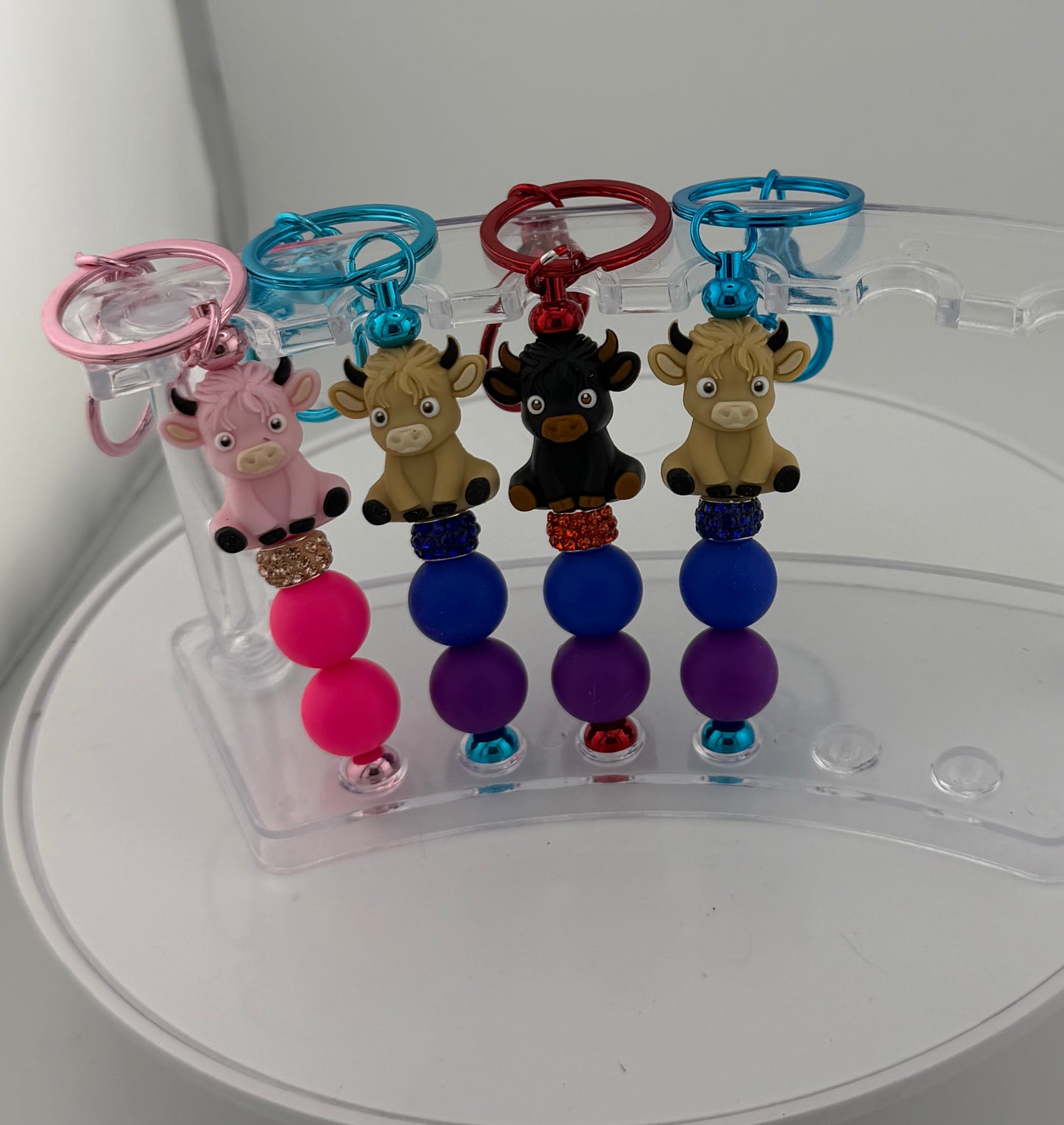 Shiny Cow Keychains