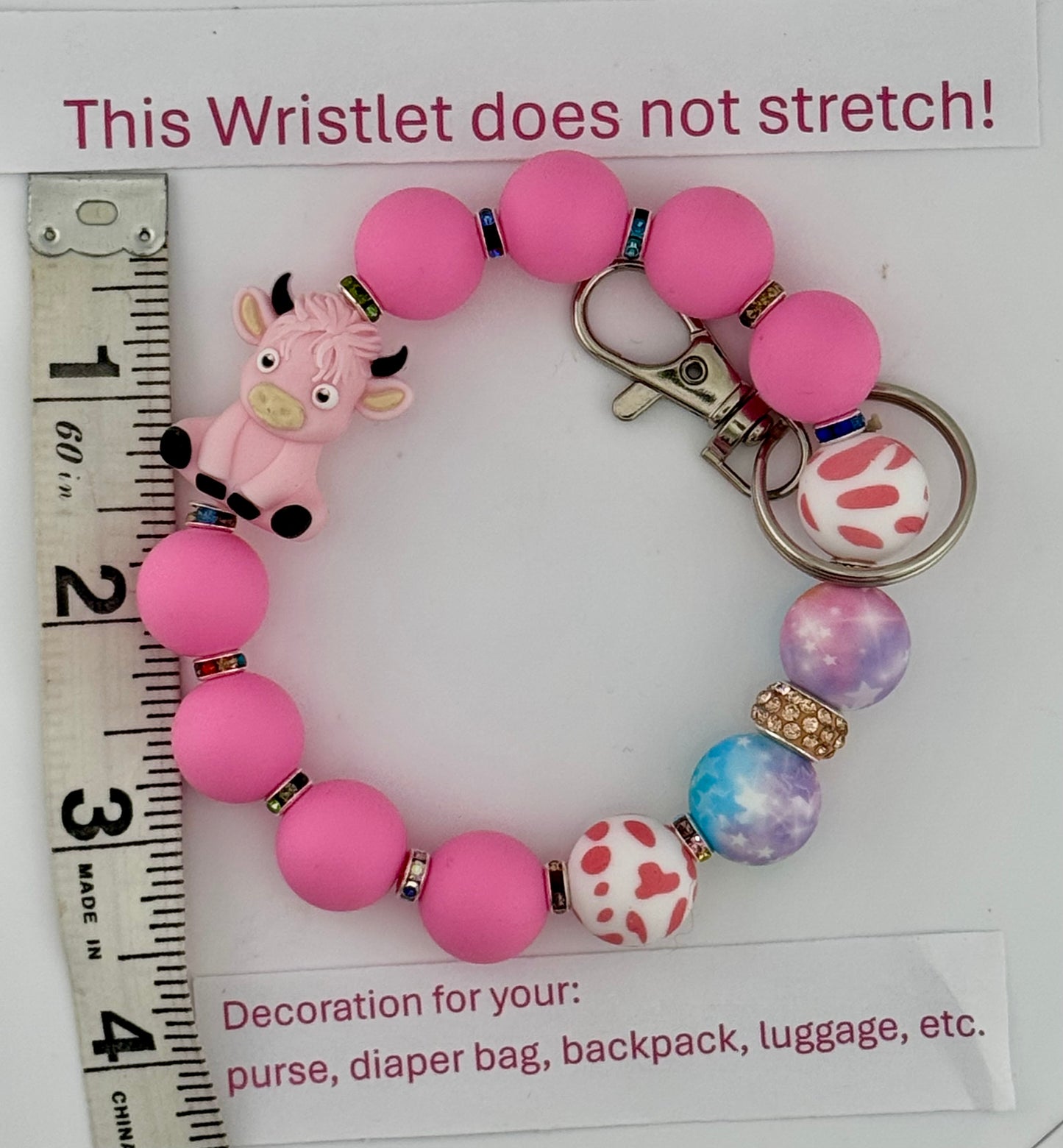 So Pretty In Pink Wristlet