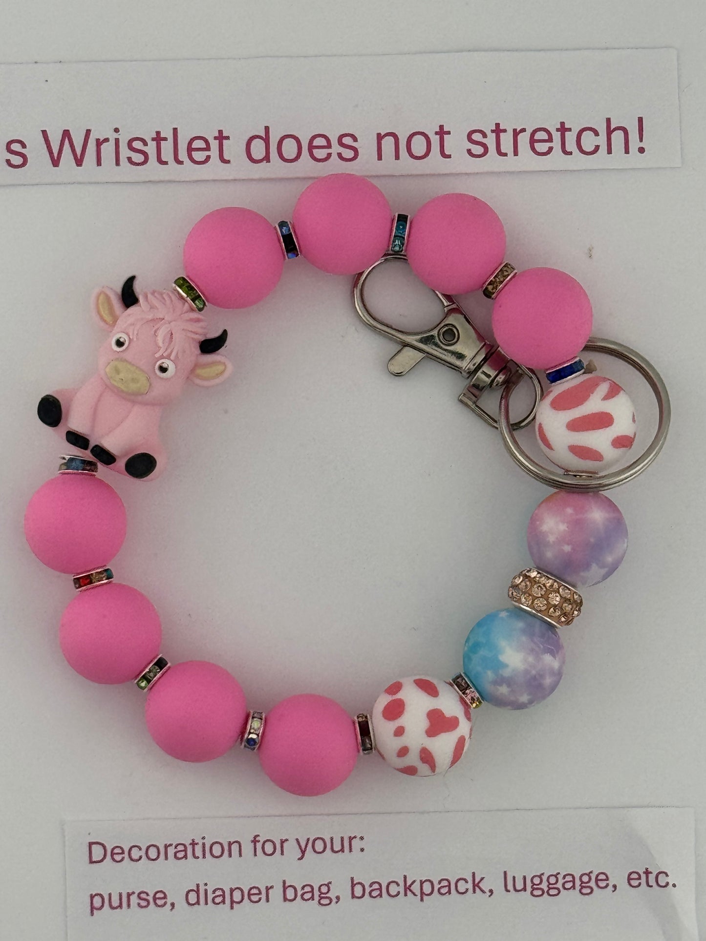 So Pretty In Pink Wristlet